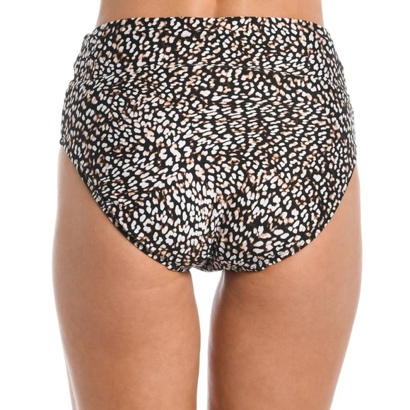 24th & Ocean Wild Instincts High Waisted Swim Bottom - Picture 2 of 3